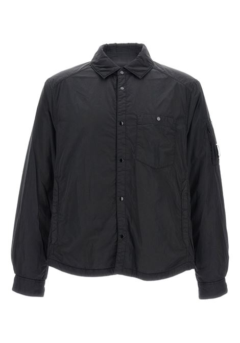 chrome-r overshirt man black C.P. COMPANY | 19CMOS088A-005904G999